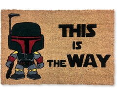 Fußmatte 'This is the Way' 60x40cm Kokosfaser - 39% Rabatt