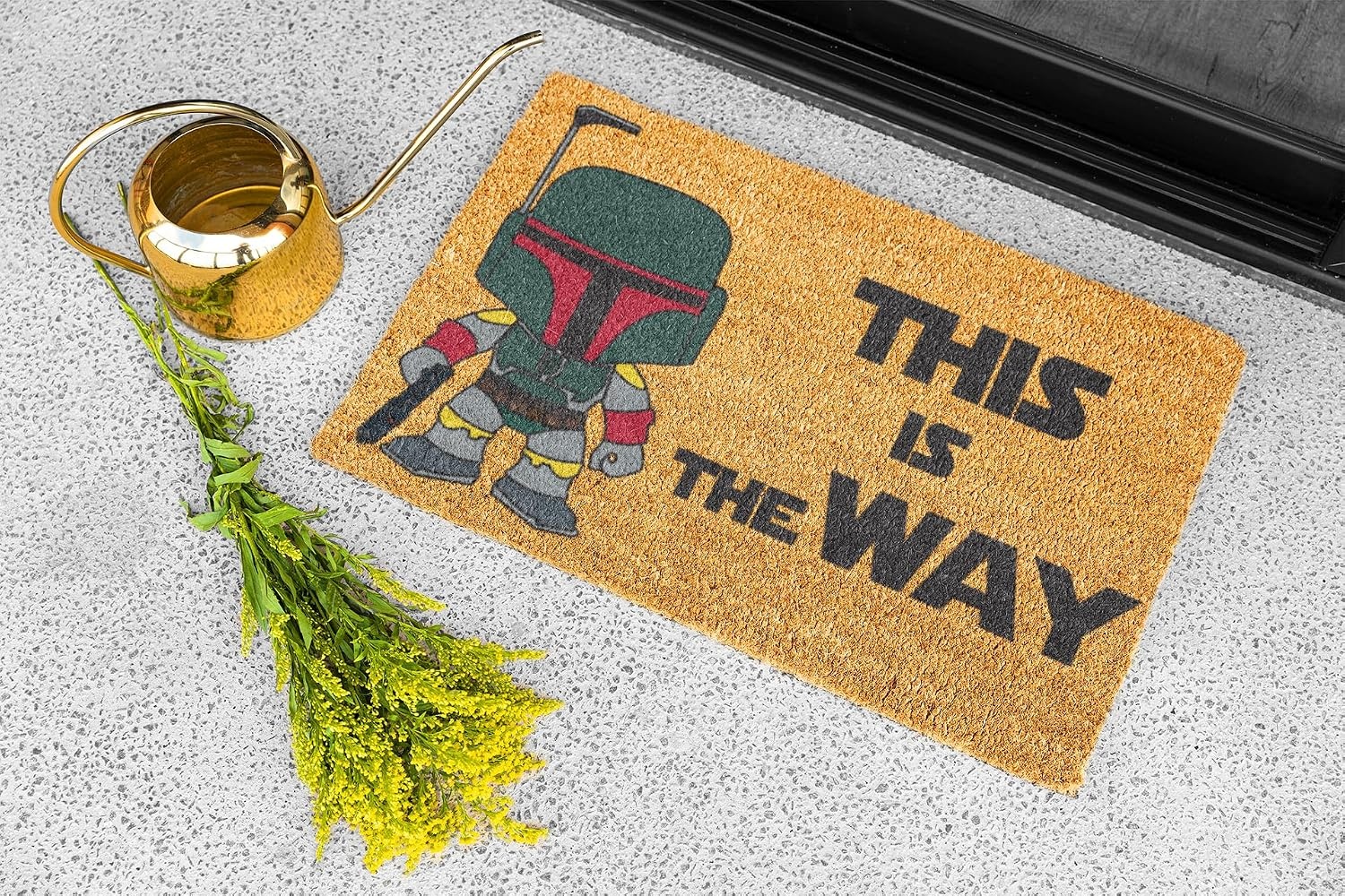 Fußmatte 'This is the Way' Kokosfaser 60x40 cm - 29% Rabatt