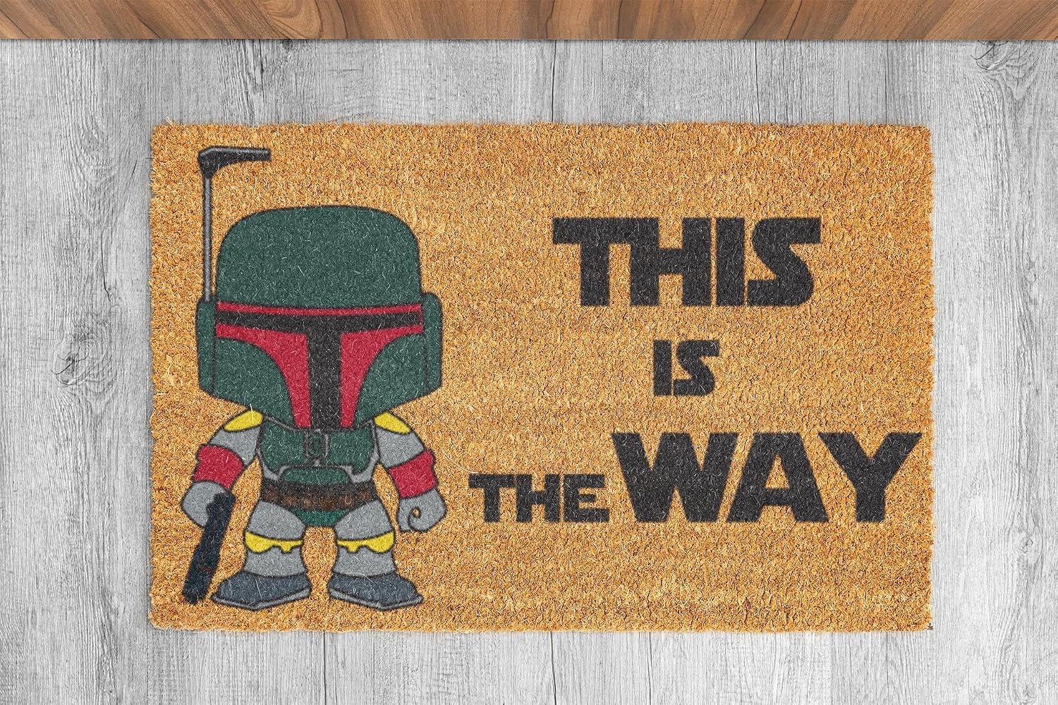 Fußmatte 'This is the Way' Kokosfaser 60x40 cm - 29% Rabatt