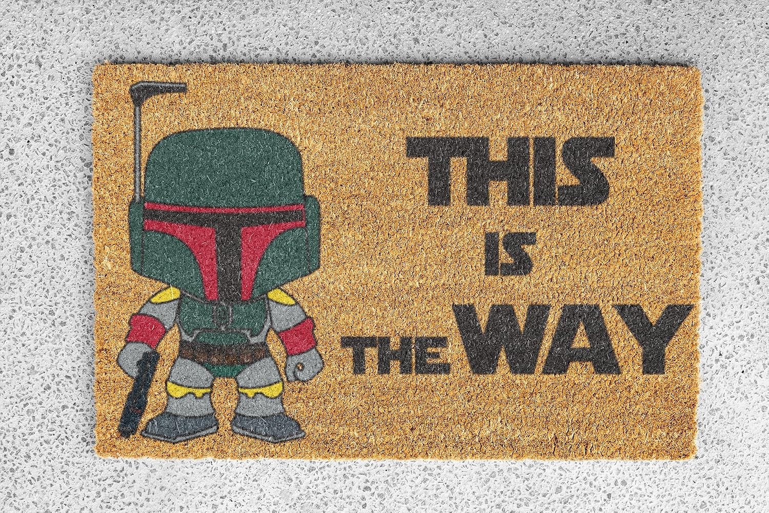 Fußmatte 'This is the Way' Kokosfaser 60x40 cm - 29% Rabatt