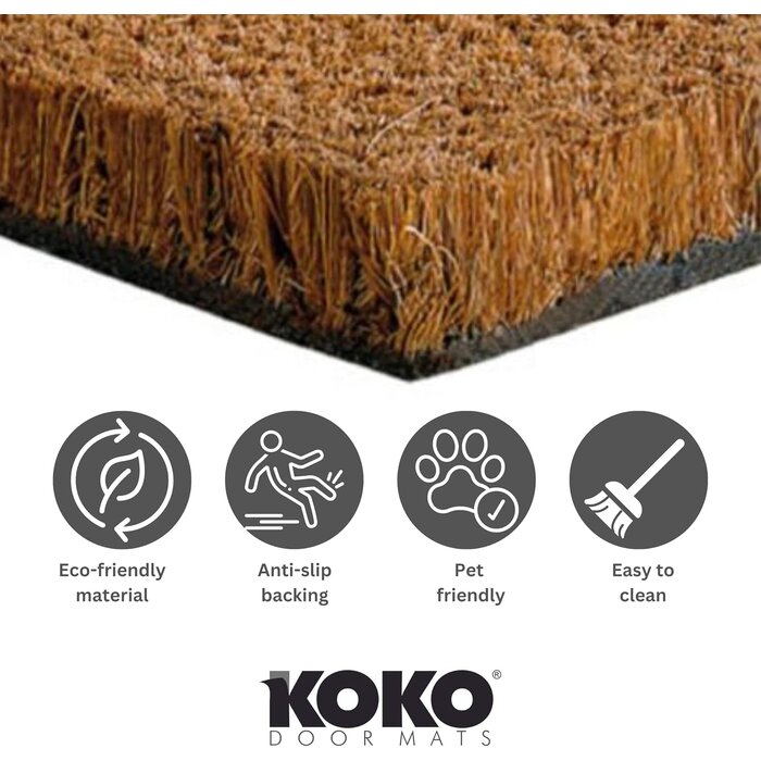 Fußmatte 'This is the Way' Kokosfaser 60x40 cm - 29% Rabatt