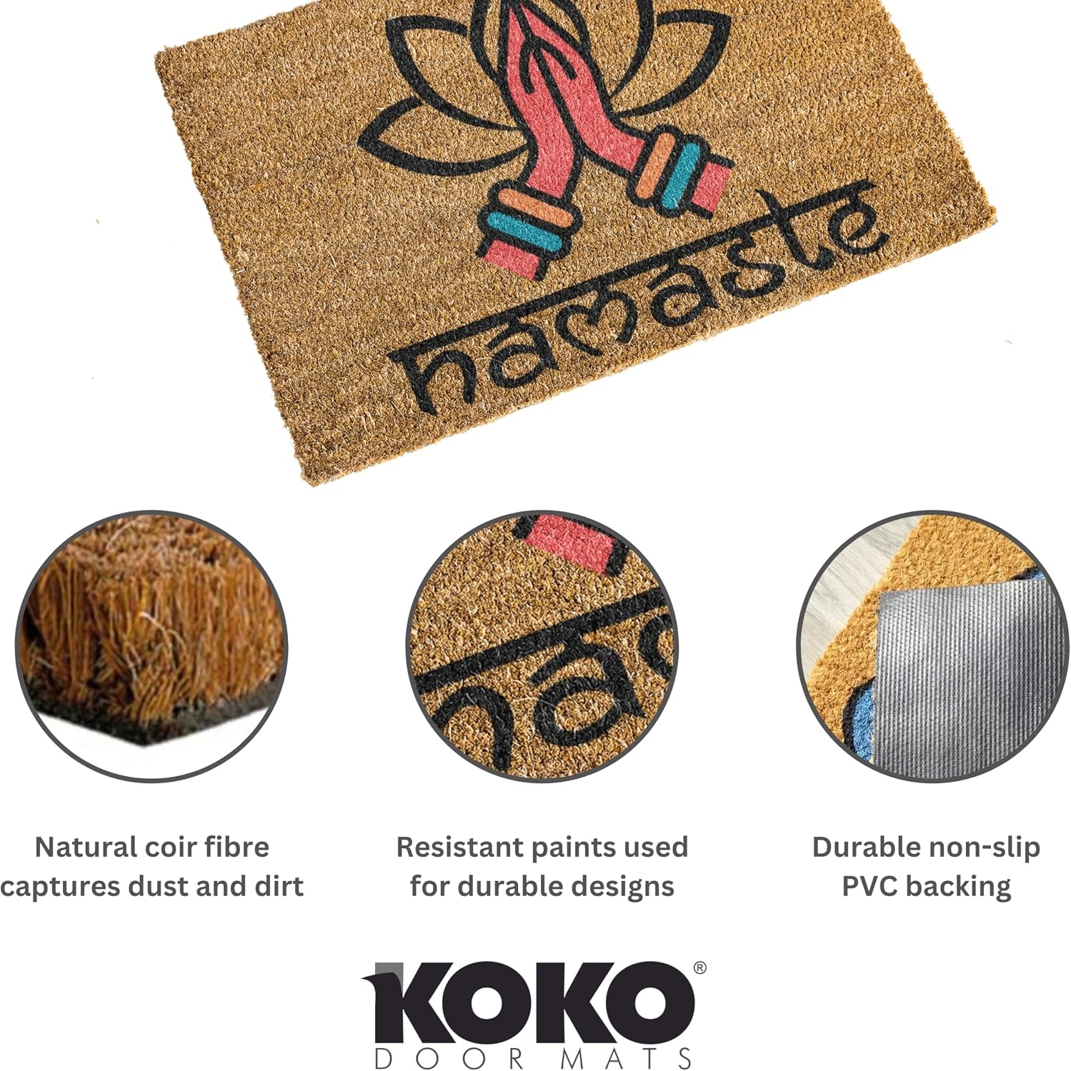 Fußmatte 'This is the Way' Kokosfaser 60x40 cm - 29% Rabatt