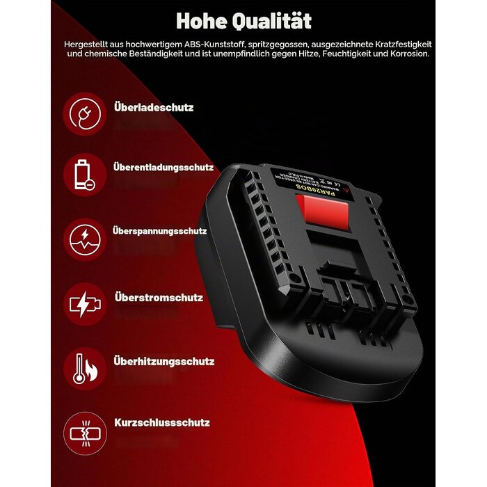 Akku-Adapter für 20V Akkus auf 18V Werkzeuge - 29% Rabatt