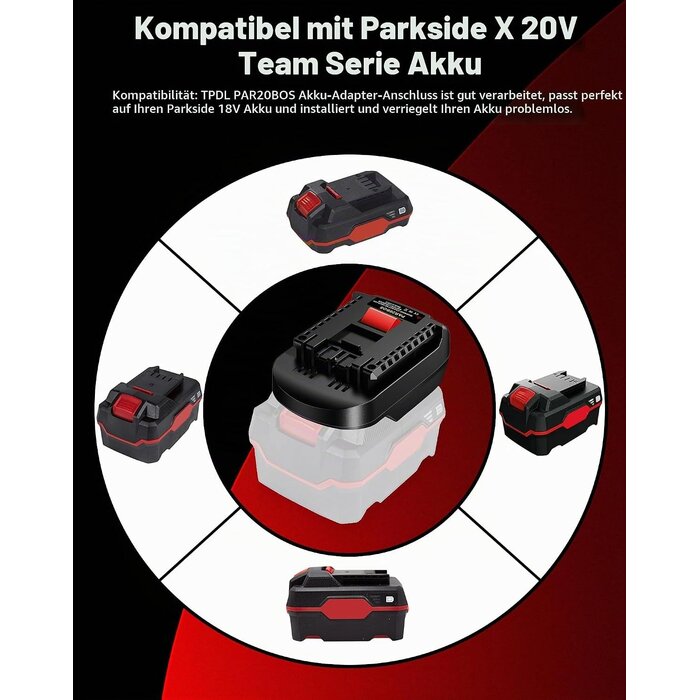 Akku-Adapter für 20V Akkus auf 18V Werkzeuge - 29% Rabatt