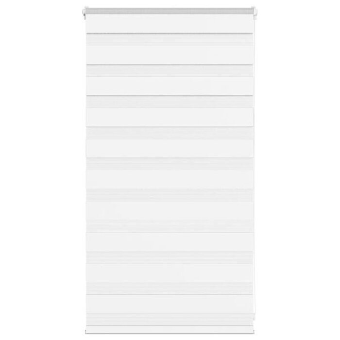 Doppelrollo Zebra 75x100 cm Weiß - 30% Rabatt - Ausgepackt & Neuwertig