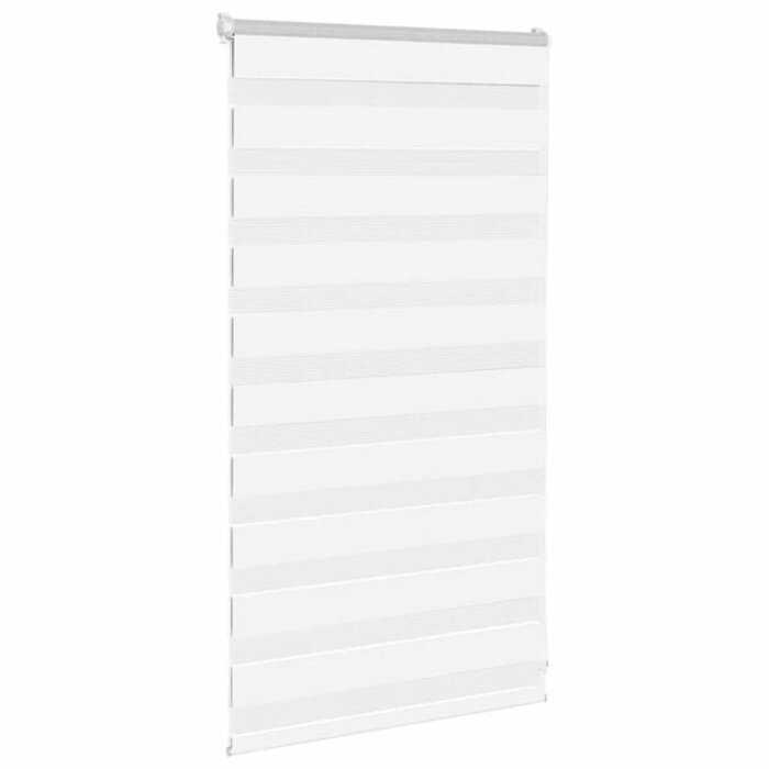 Doppelrollo Zebra 75x100 cm Weiß - 30% Rabatt - Ausgepackt & Neuwertig
