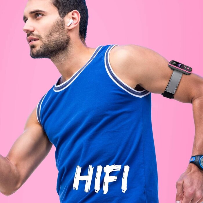 Sport MP3-Player 64GB Bluetooth 5.3 Magenta - 33% Rabatt
