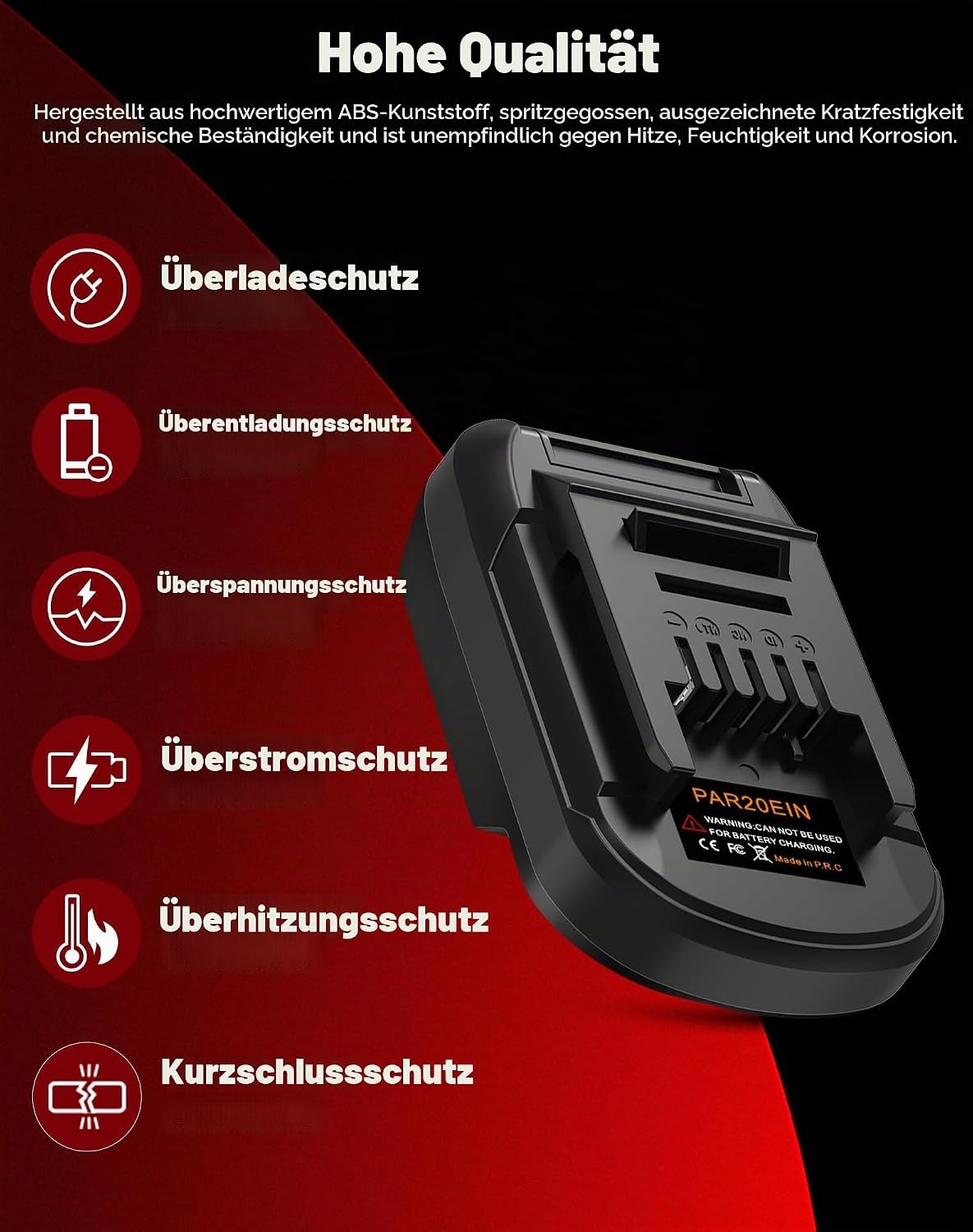 Akku-Adapter für Parkside 20V auf Einhell 18V - 29% Rabatt