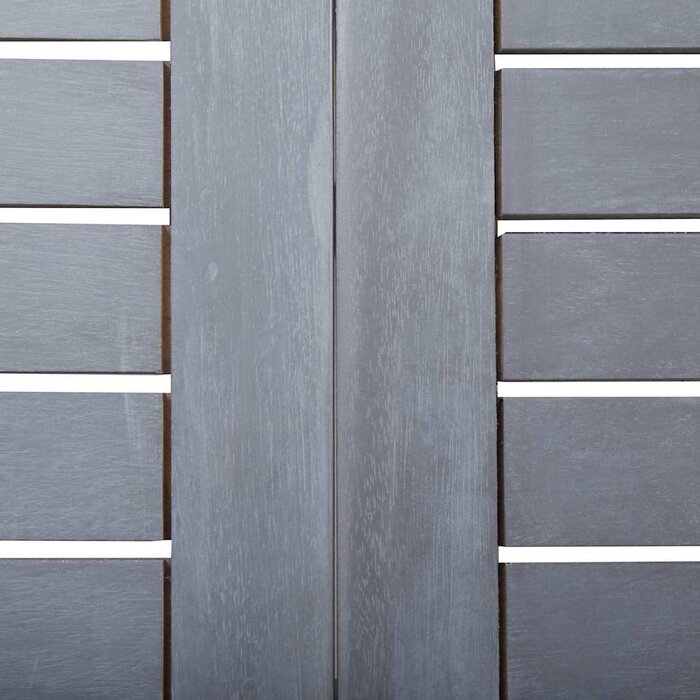 Gartentisch 120x70cm Akazienholz Grau - 35% Rabatt