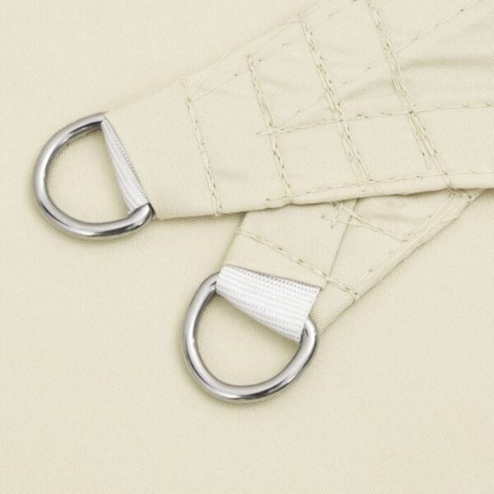 Sonnensegel Dreieck 4x4x5,8m Creme - 32% Rabatt