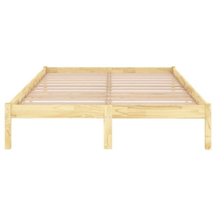Bettgestell massives Kiefernholz 180x200 cm unbehandelt - 34% Rabatt