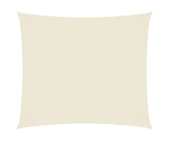 Vidaxl Rechteckiges Sonnensegel 2 x 2,5 m Creme - 42% Rabatt