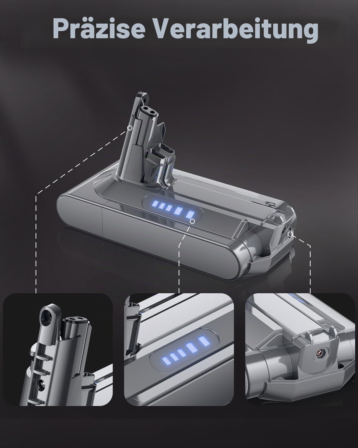 Ersatzakku für V10 Staubsauger SV12 mit Filter - 33% Rabatt