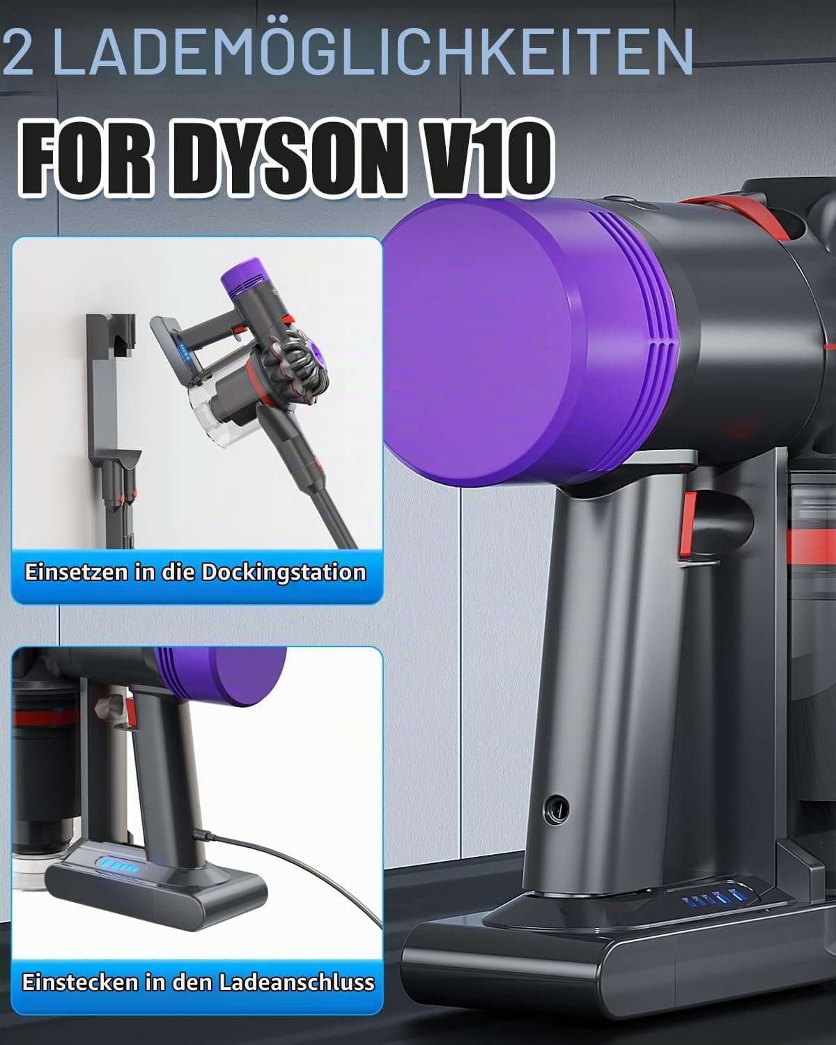 Ersatzakku für V10 Staubsauger SV12 mit Filter - 33% Rabatt