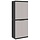 Gartenschrank aus Polypropylen 65x37x165 cm - Grau/Schwarz - 35% Rabatt