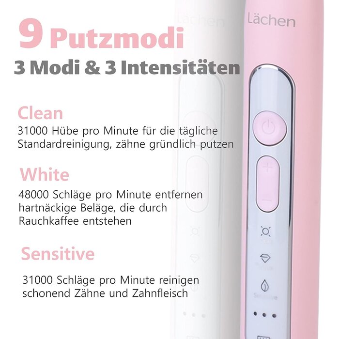 Schallzahnbürste Rosa: 31% Rabatt auf Retourenware