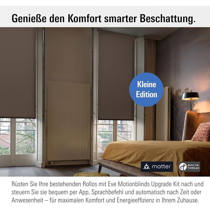 Smart Home Rollo-Motor für kleine Rohre - 34% Rabatt