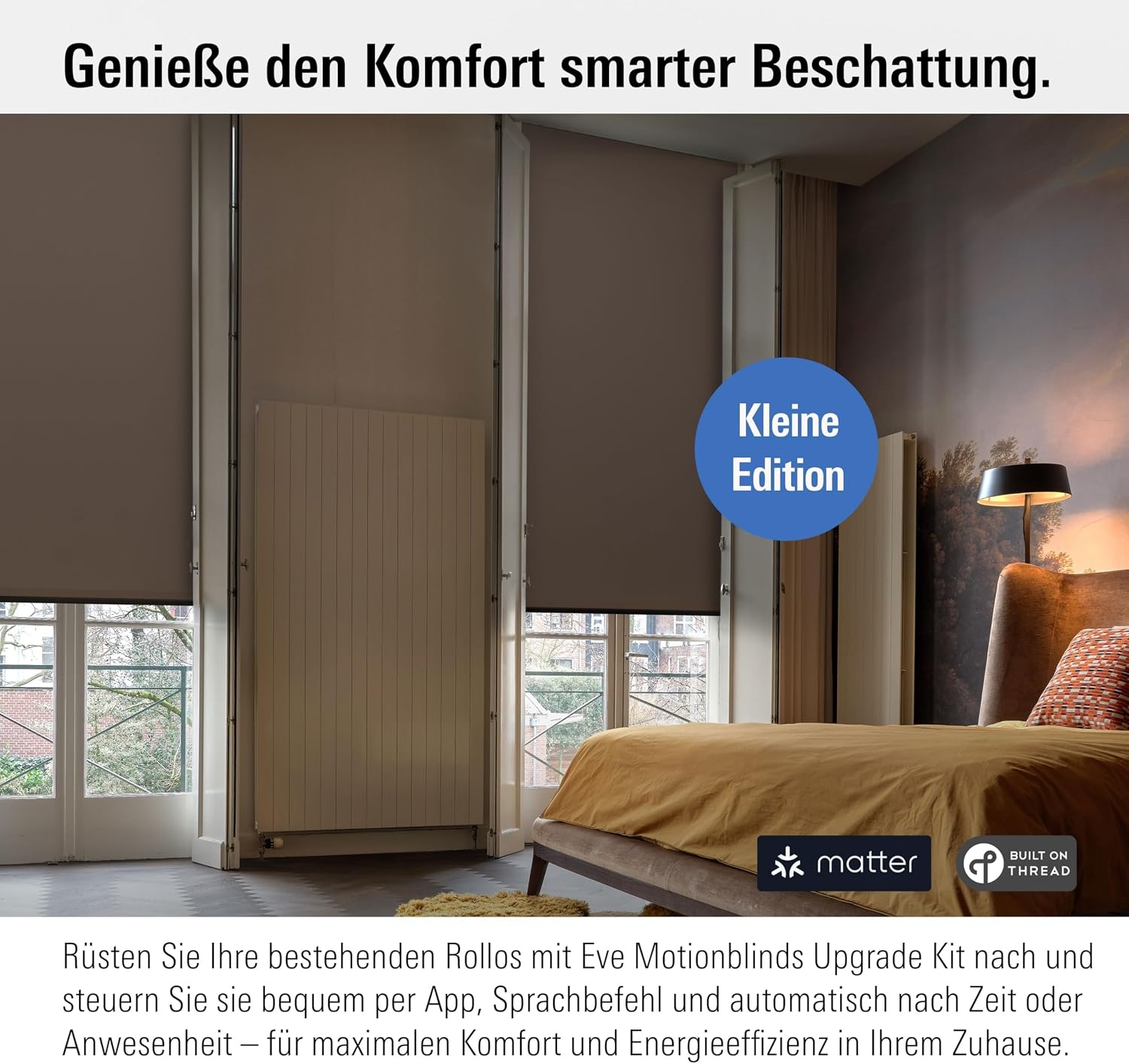 Smart Home Rollo-Motor für kleine Rohre - 34% Rabatt