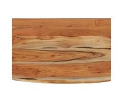 Vidaxl Wandregal Akazie mit Naturkante 50x30 cm - 32% Rabatt