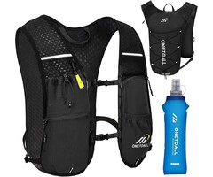 Laufweste 6L Schwarz Blau 500ml Trinkblase - 37% Rabatt