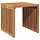 Garten-Beistelltisch aus massivem Teakholz, 45 x 45 cm - 34% Rabatt
