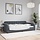 Samt-Schlafsofa 100x200 cm Dunkelgrau - 35% Rabatt