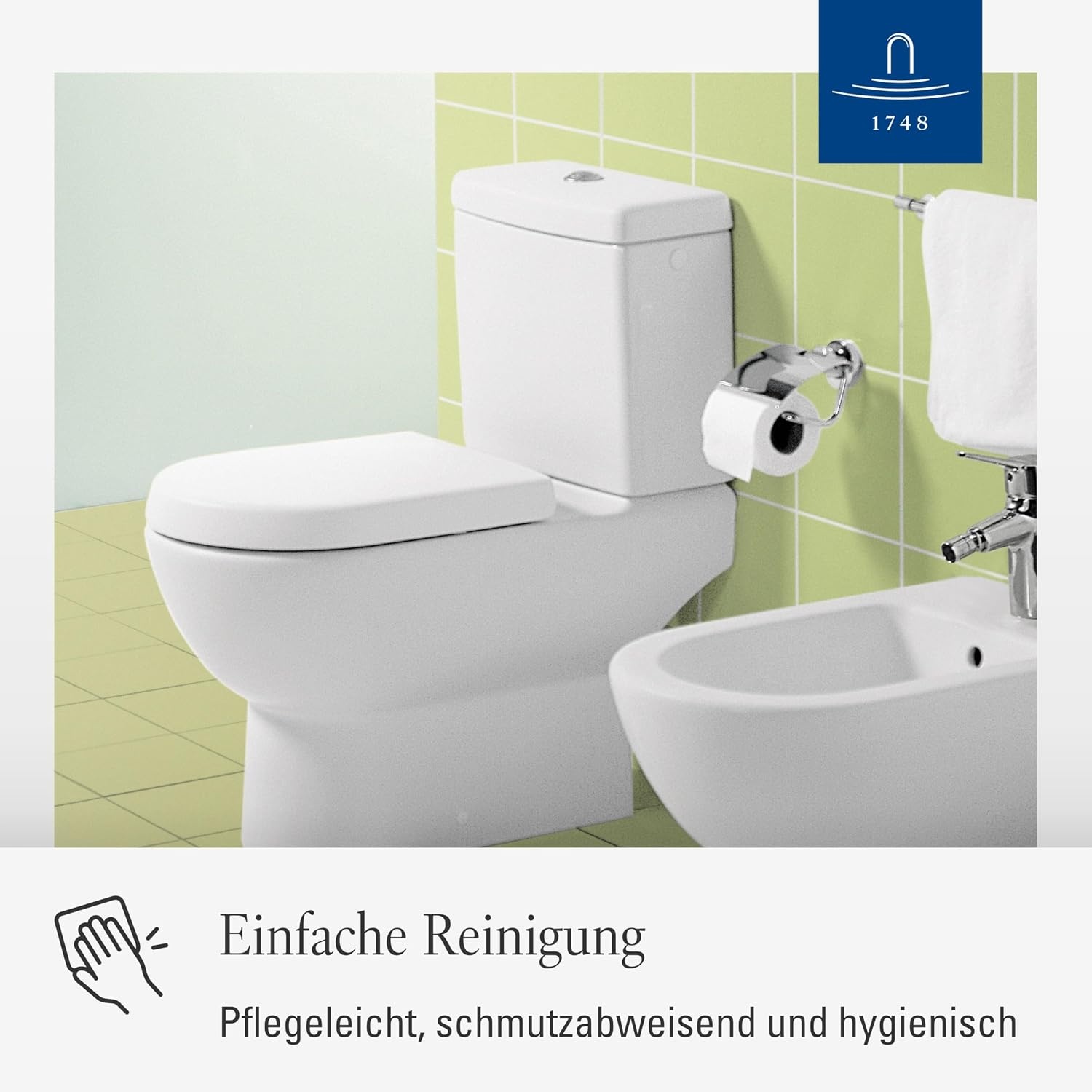WC-Sitz Subway D-Form Absenkautomatik Alpinweiß - 35% Rabatt