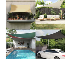 Vidaxl Sonnensegel rechteckig 5x6 m Rot | 34% Rabatt auf Retourenware