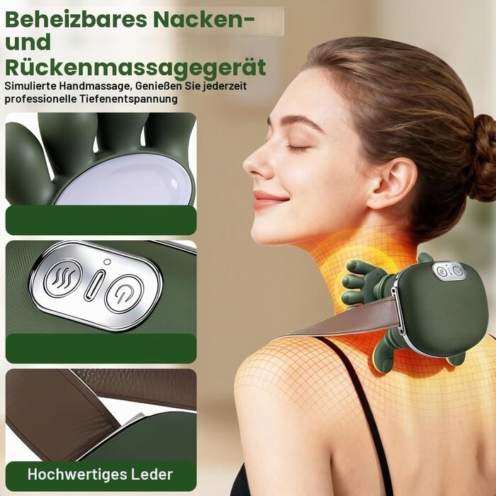 Shiatsu-Nackenmassagegerät mit 4D-Wärme - 32% Rabatt