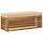 Garten-Eckbank aus massivem Akazienholz, Naturfarben, 115 x 37 cm - 34% Rabatt
