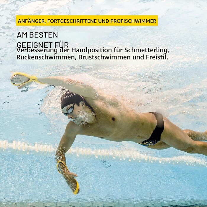 Unterarm-Schwimmhilfe für Techniktraining - Gelb - 30% Rabatt