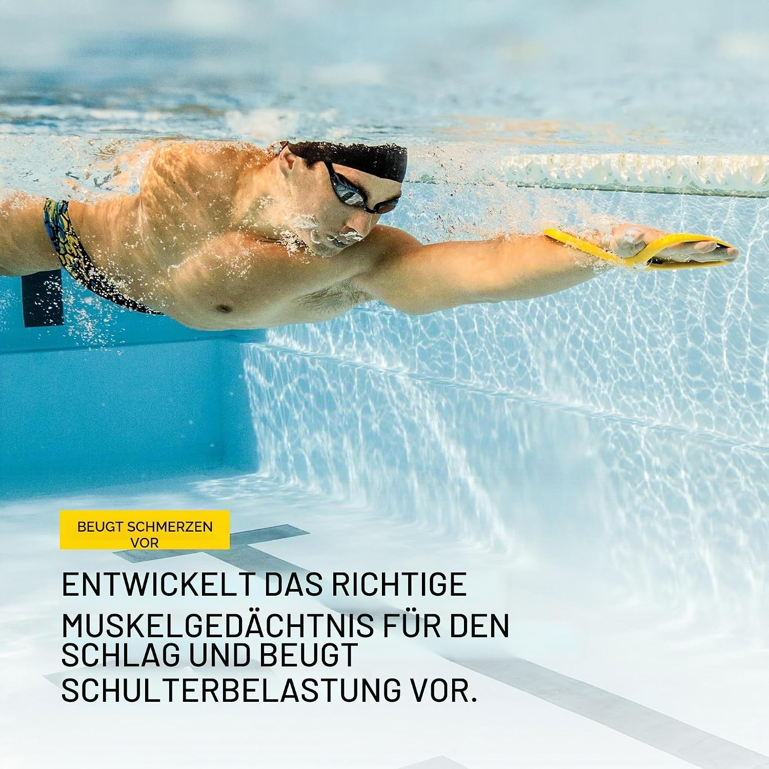Unterarm-Schwimmhilfe für Techniktraining - Gelb - 30% Rabatt