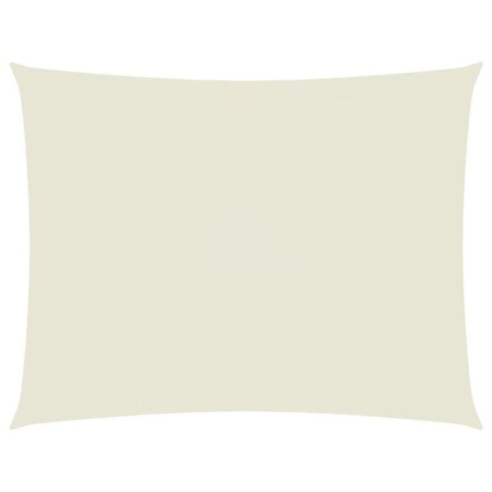 Sonnensegel 5x7m Oxford-Gewebe Cremefarben - 34% Rabatt