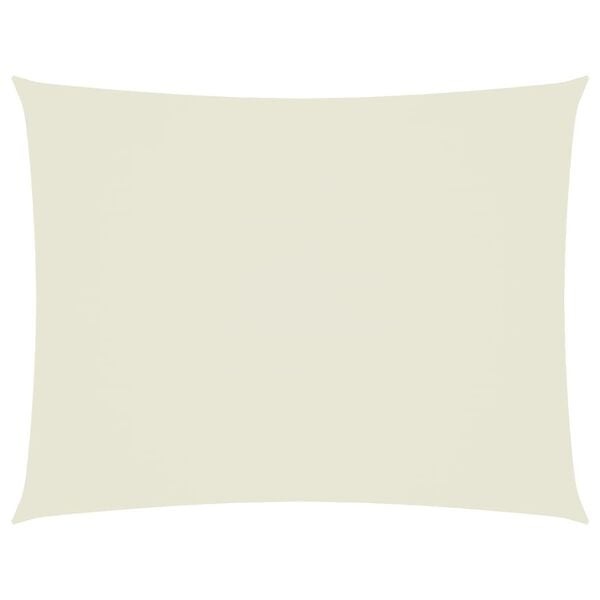 Sonnensegel 5x7m Oxford-Gewebe Cremefarben - 34% Rabatt