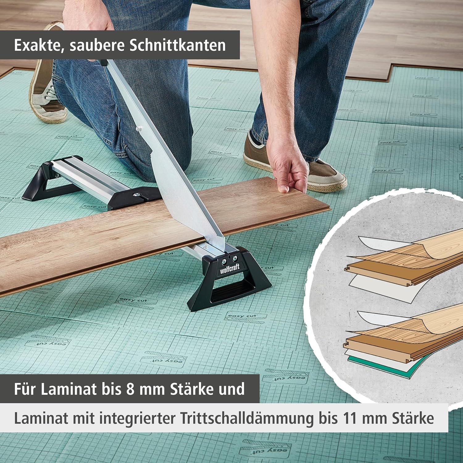 Laminatschneider für 11 mm Stärke - 32% Rabatt - Profi-Qualität