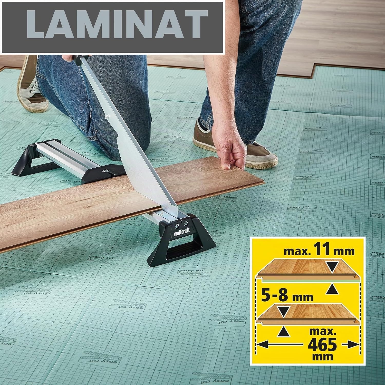 Laminatschneider für 11 mm Stärke - 32% Rabatt - Profi-Qualität