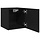 Wand-TV-Schrank Set Schwarz-Eiche, 2-tlg. - 33% Rabatt
