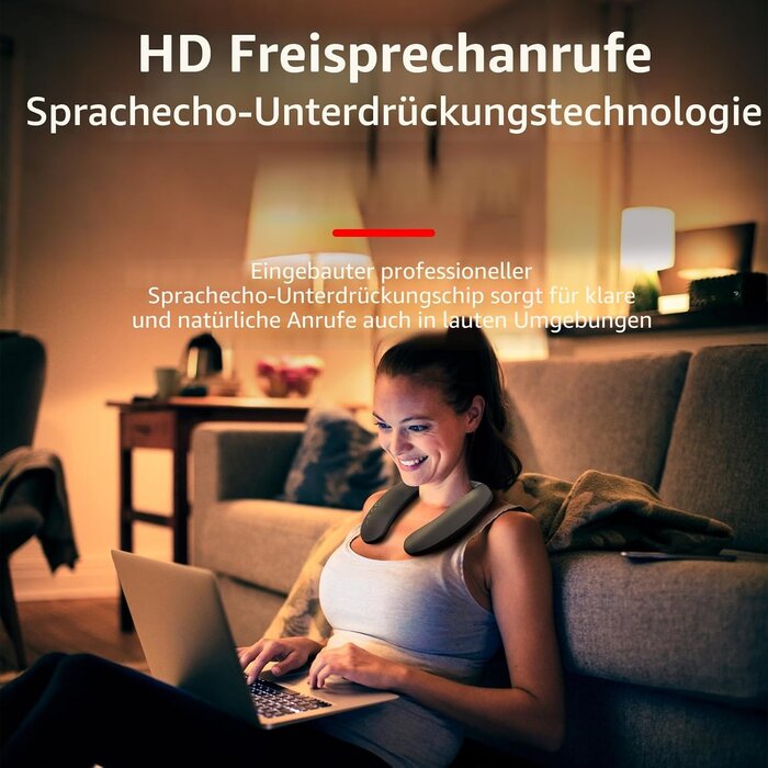 Tragbarer Nackenlautsprecher - IPX7 Wasserdicht - 32% Rabatt