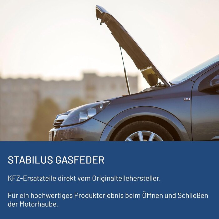 Gasdruckfeder für Motorhaube - 281,5 mm, 610 N - 29% Rabatt