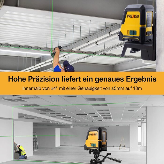 Kreuzlinienlaser mit Stativ & Akku - 33% Rabatt auf Retourenware