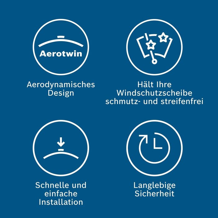 Scheibenwischer Set 600 mm - 2 Stück - 31% Rabatt - Ausgepackt & Neuwertig