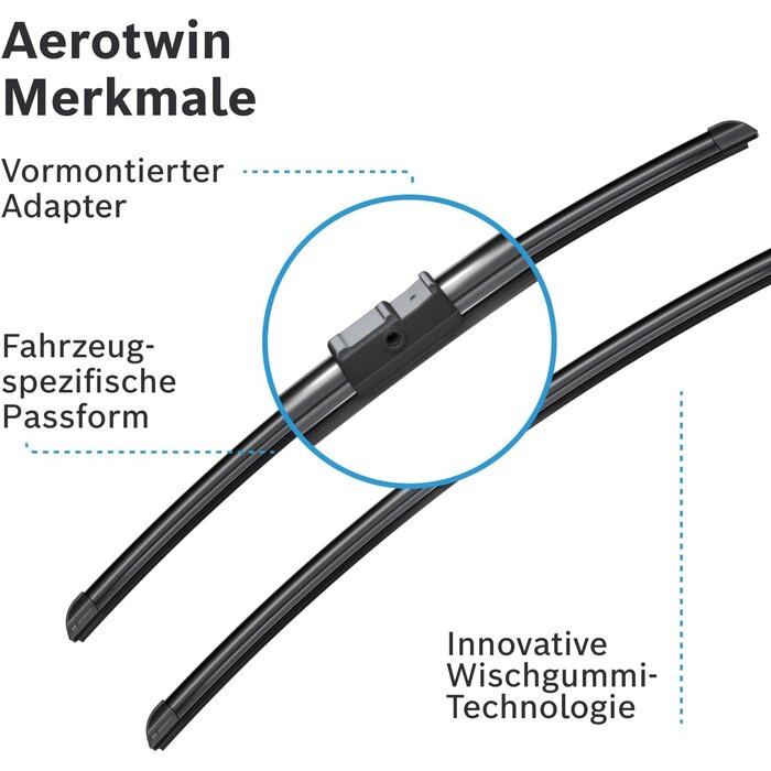 Scheibenwischer Set 600 mm - 2 Stück - 31% Rabatt - Ausgepackt & Neuwertig