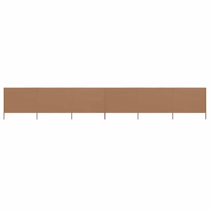 Windschutz 800x160 cm in Taupe - 34% Rabatt