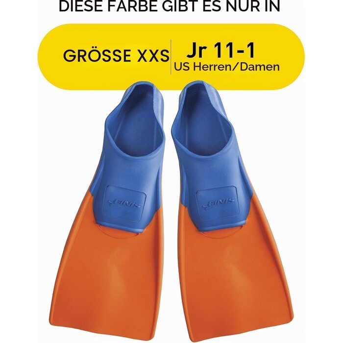 Schwimmflossen für Kinder Blau/Orange XXS (29-33) - 31% Rabatt