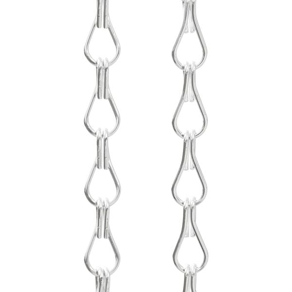Aluminium-Kettenvorhang 100 x 226 cm Silber - 34% Rabatt