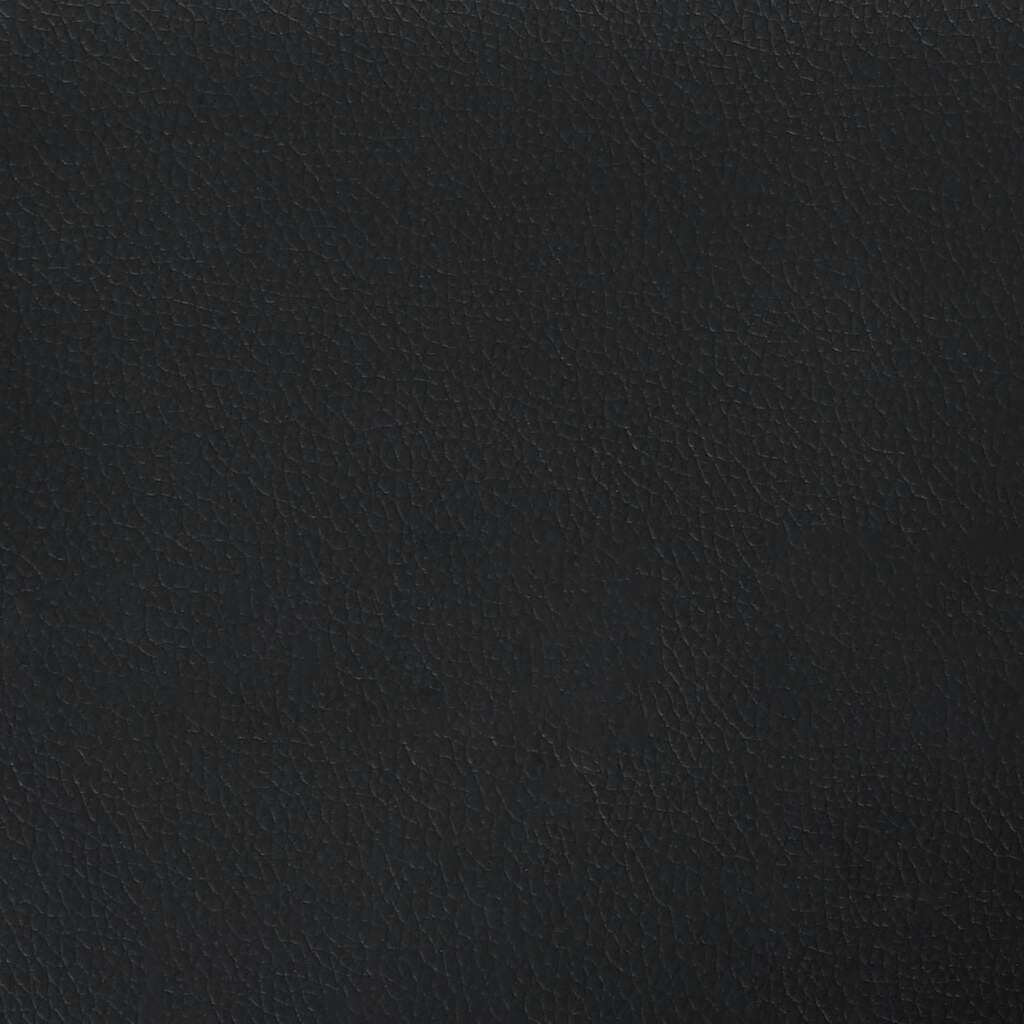 Vidaxl Modernes 2-Sitzer Sofa, 120 cm, Kunstleder Schwarz - 35% Rabatt