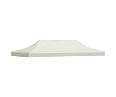 Vidaxl Partyzelt-Ersatzdach 3x6 m in Creme - 40% Rabatt