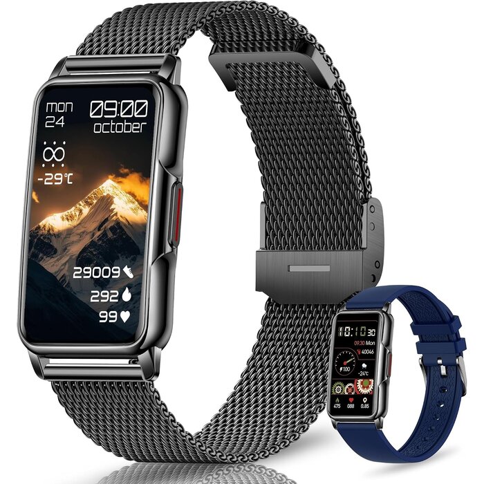 Smartwatch 1,47 Zoll HD-Display Gold - 33% Rabatt - Fitness-Tracker