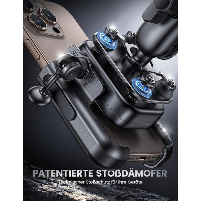 Lamicall Robuste Motorrad-Handyhalterung - Aluminium - 33% Rabatt