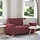 2-Sitzer Sofa in Weinrot 160x78x84 cm - 35% Rabatt